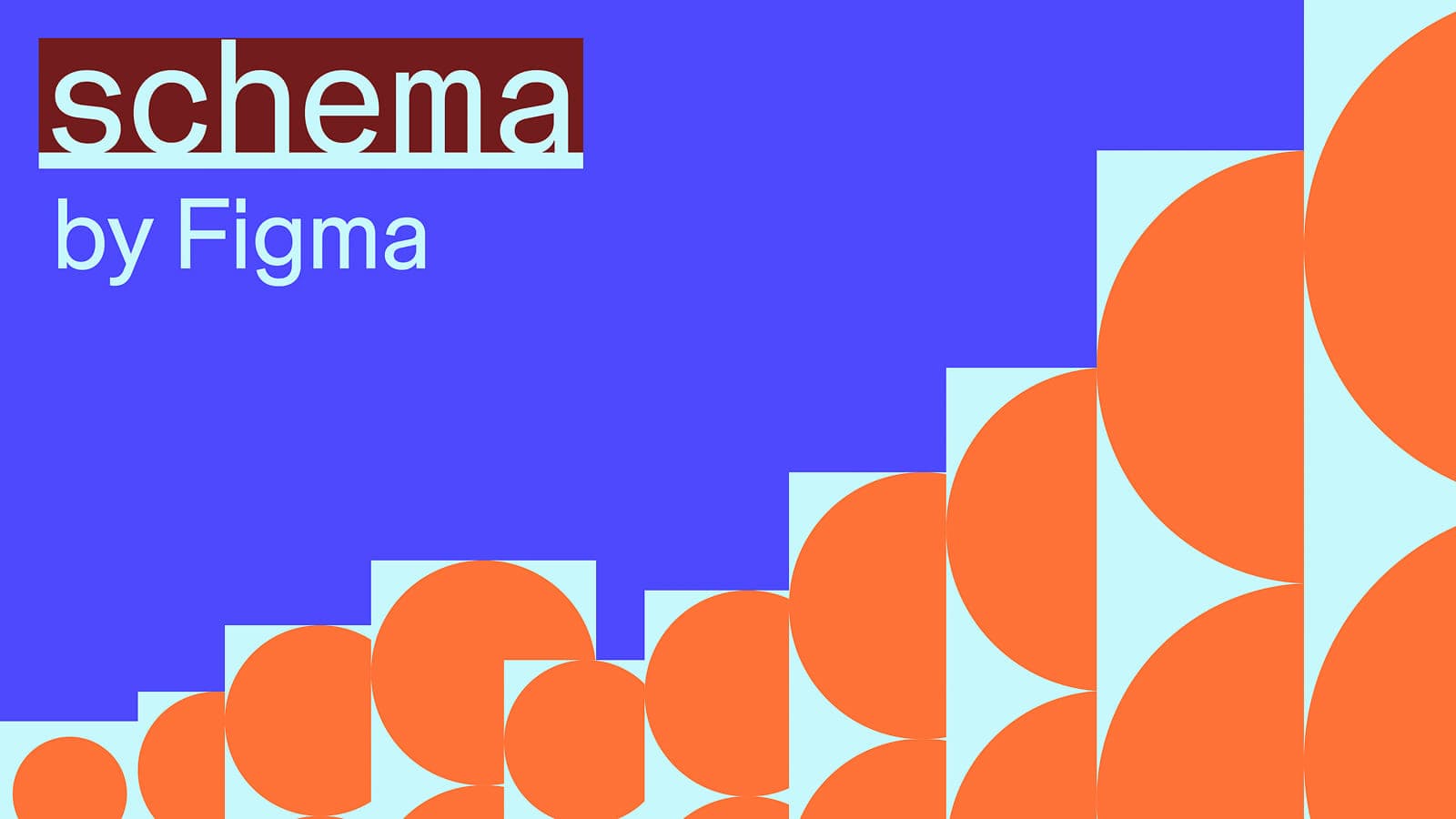Дизайн обложки конференции Schema от Figma