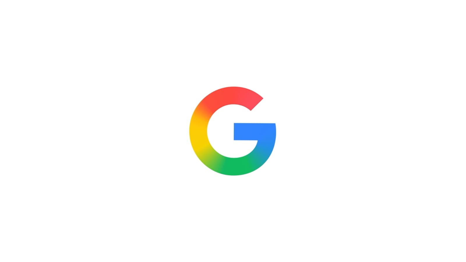 Дизайн нового логотипа Google с градиентной заливкой