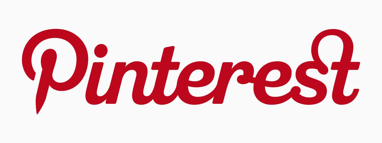 Старая версия дизайна логотипа Pinterest