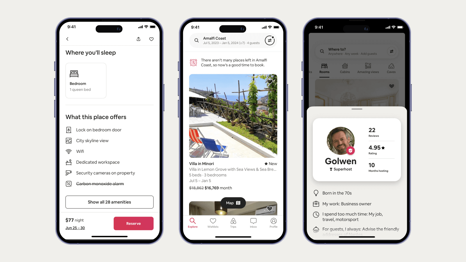 Пример девятой эвристики в приложении Airbnb
