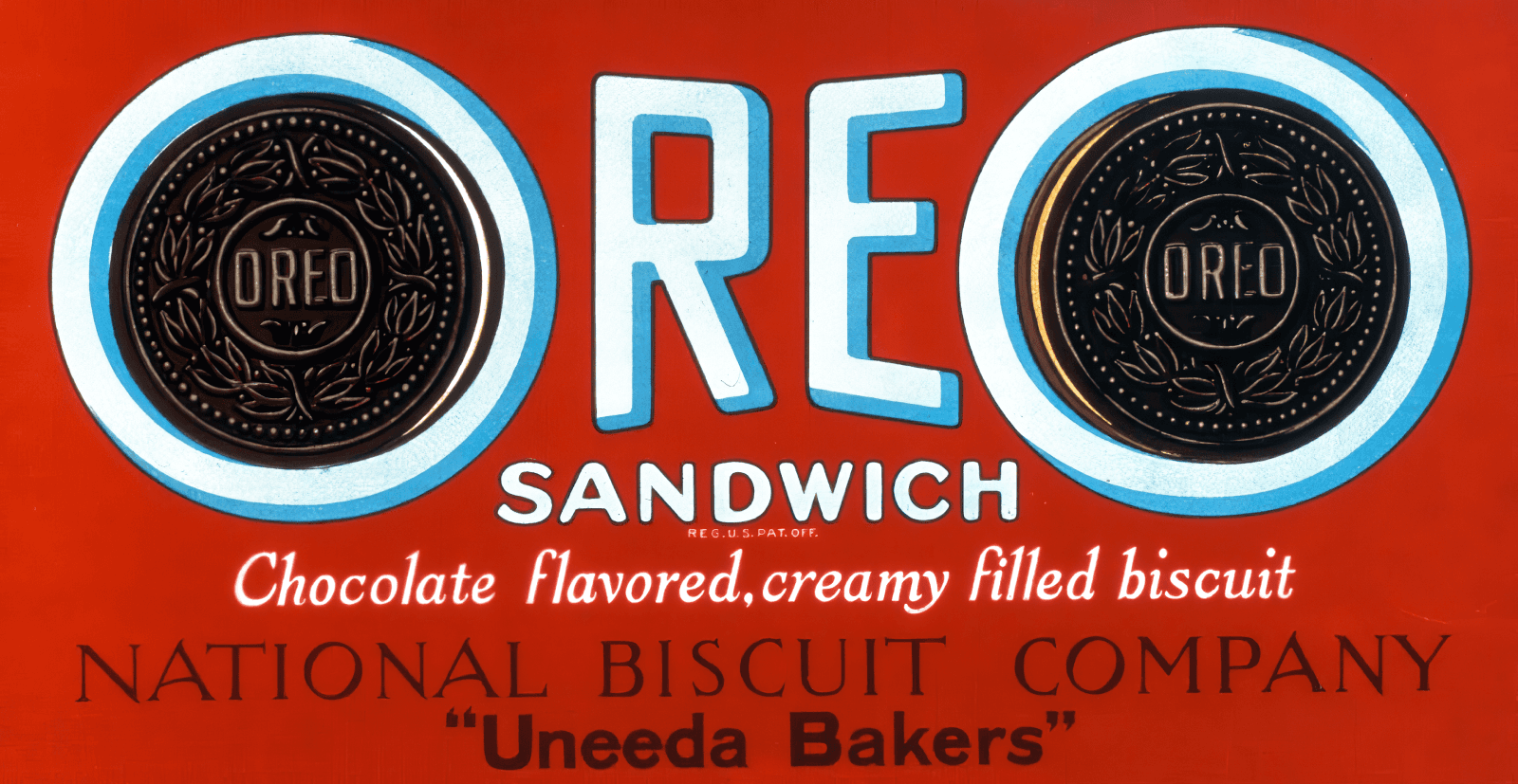Логотип компании Oreo 1923 года