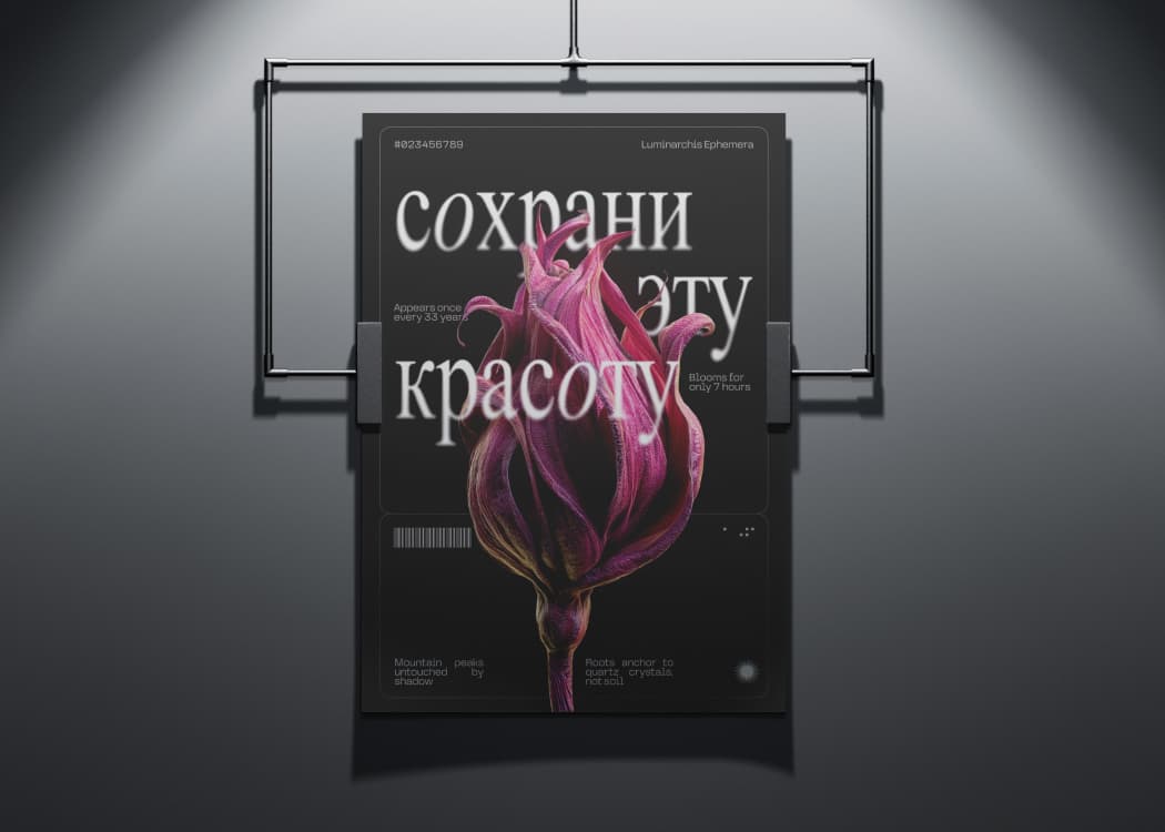 Разработка рекламного плаката студентом Nexfield Academy