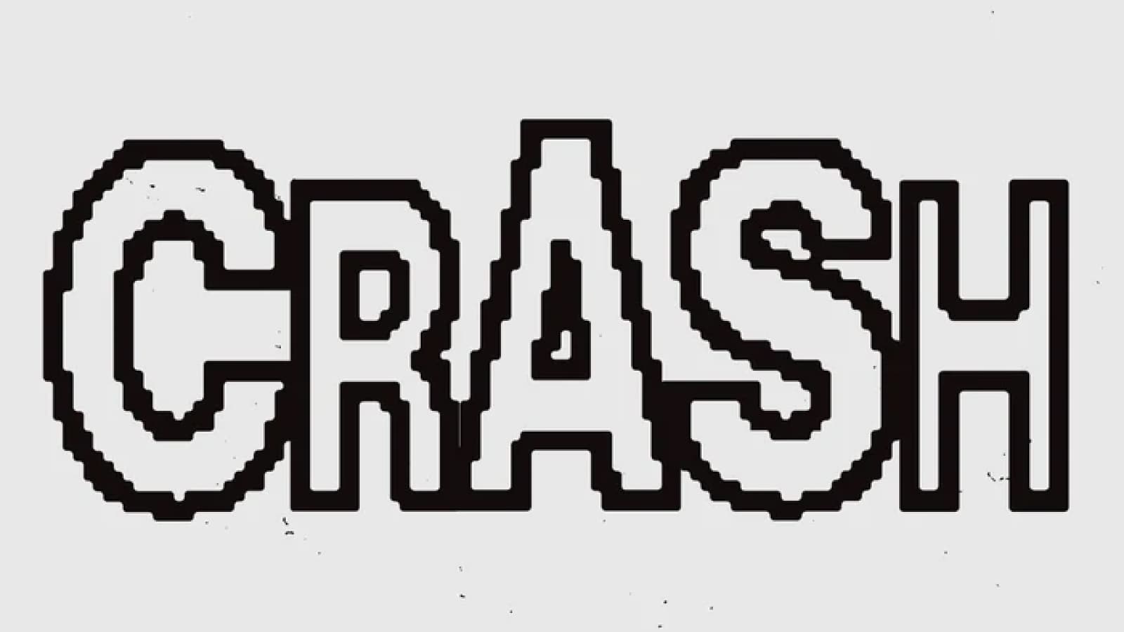 Дизайн шрифта Crash от Type Mania Дизайн трендового хаотичного шрифта Crash