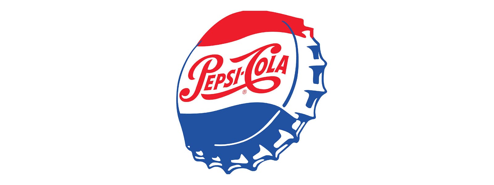 Первый логотип Pepsi с круглой формой в логотипе Дизайн логотипа Pepsi и с первой круглой формой и синим цветом