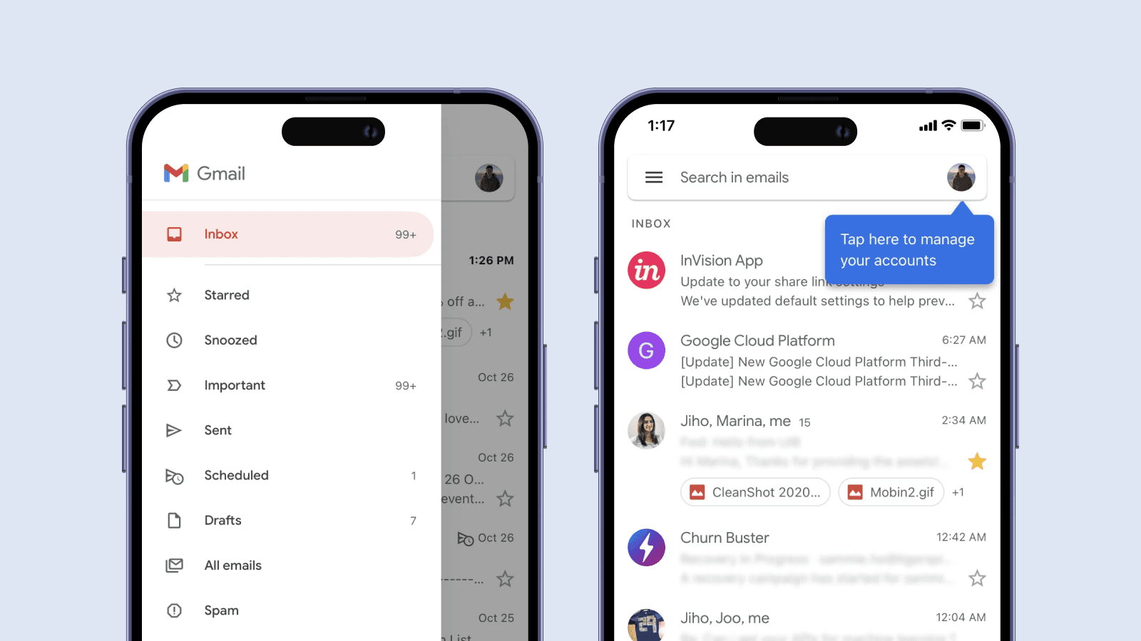Интерфейс Gmail и его стиль Визуальный стиль в интерфейсе Gmail
