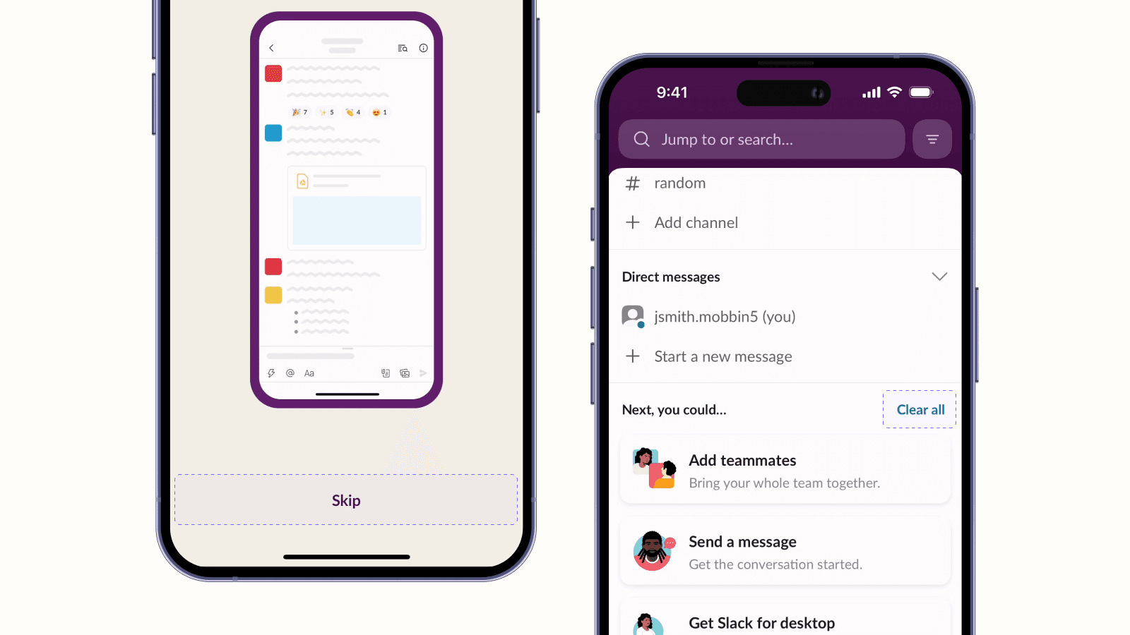 Пример tertiary button в интерфейсе Slack Дизайн tertiary button в интерфейсе Slack