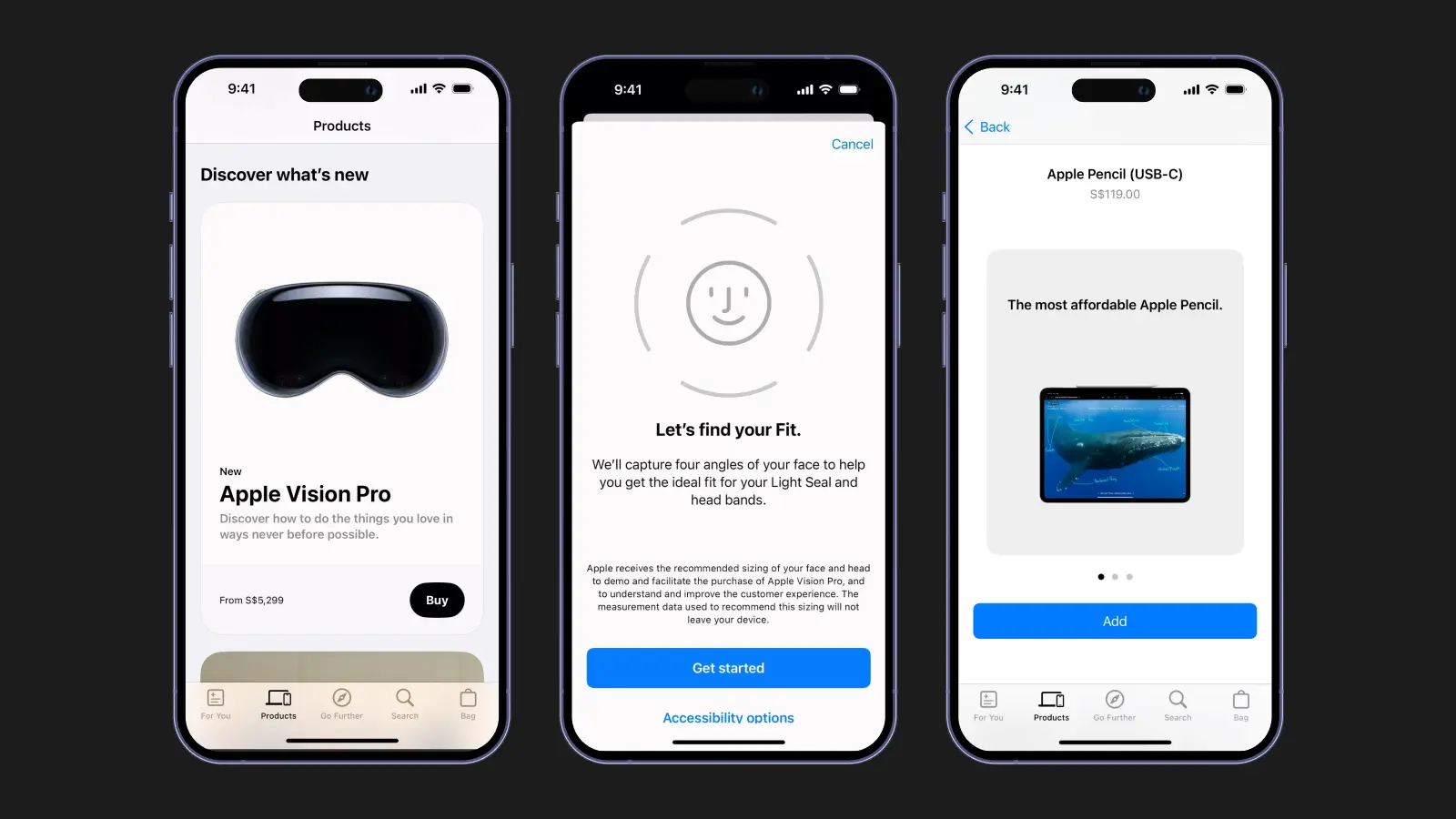 UI кнопок в приложении Apple Store Дизайн кнопок в приложении Apple Store