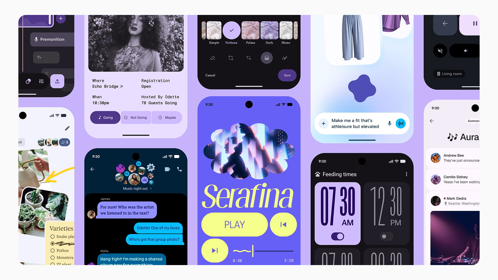 Элементы дизайн-системы Material Design от Google