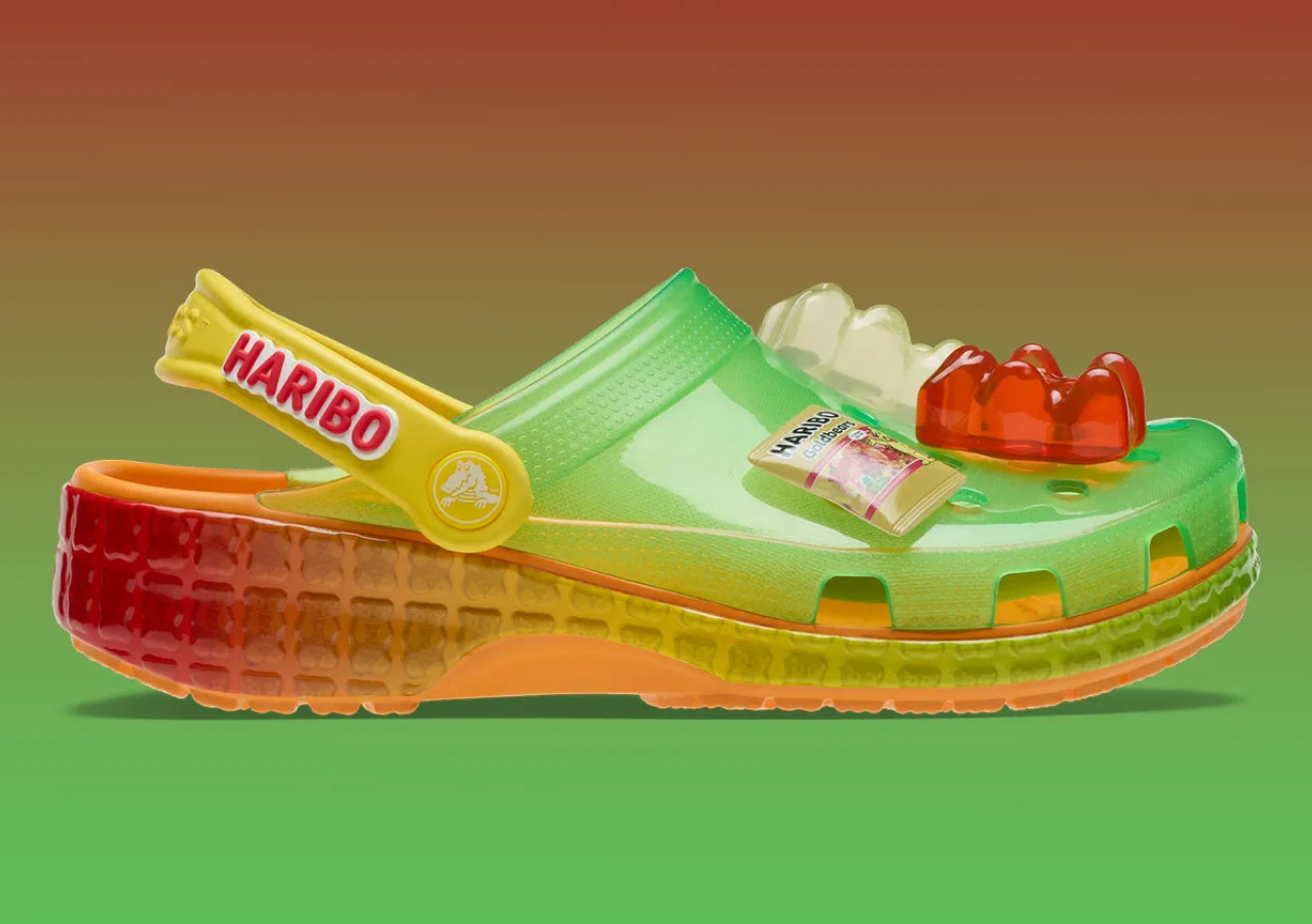 Новый дизайн обуви от Crocs и Haribo