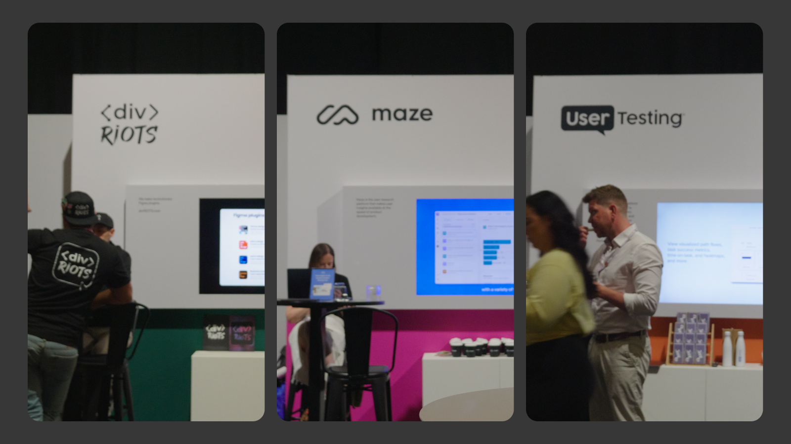 Островки спонсоров Config 2025 - Maze, div riots и user testing