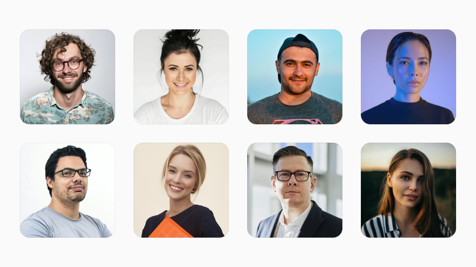 Стандартные изображения людей, популярные на Unsplash