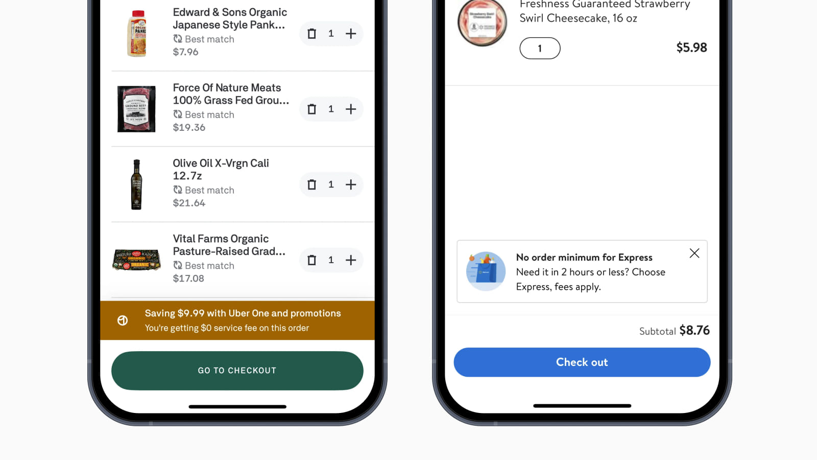 Пример sticky-кнопок в интерфейсах мобильных приложений