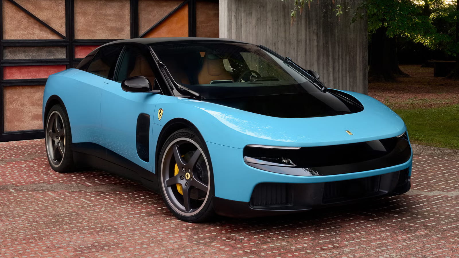 Внешний вид нового электрокара Ferrari Luce